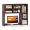 Costway Desktop Bookshelf Desk Storage Hutch with 7 Open Cubbies & 3 Adjustable Shelves Natural/Beige/Gray/Brown/White